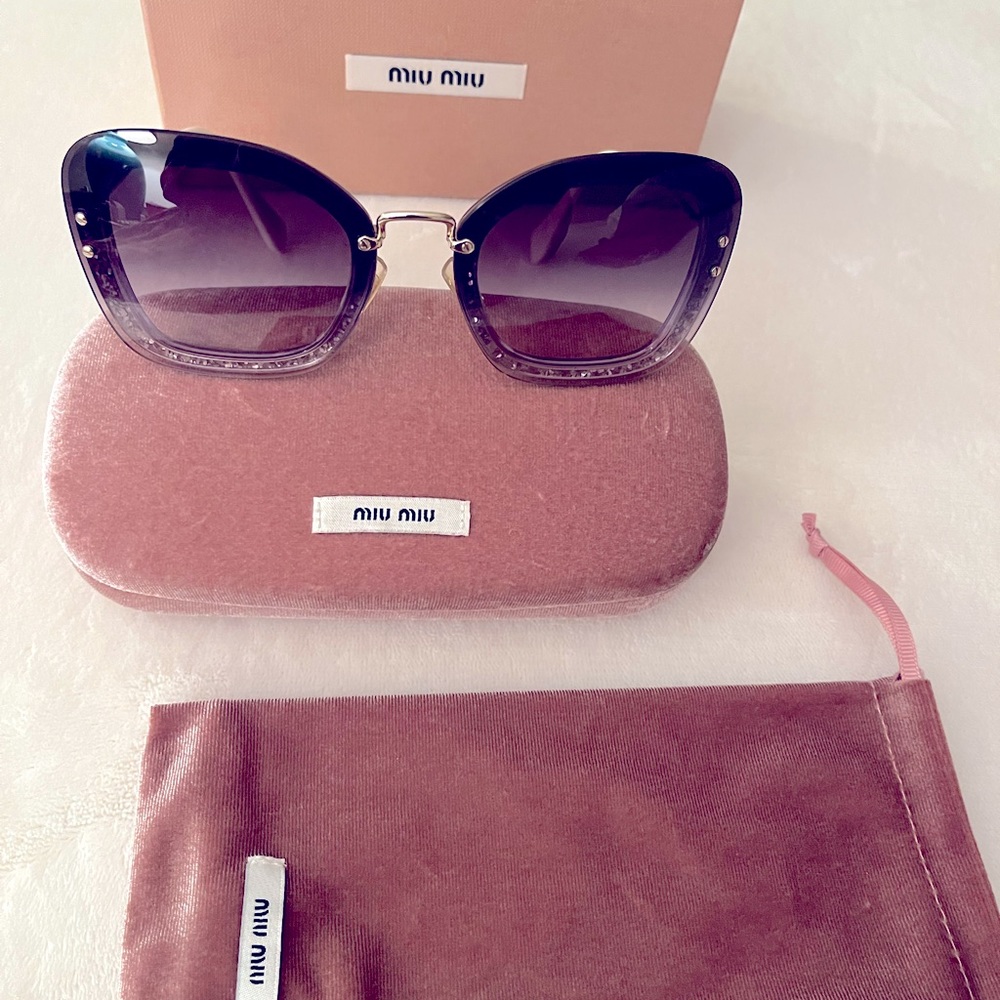 Miu Miu  Women sunglasses worn once in excellent condition